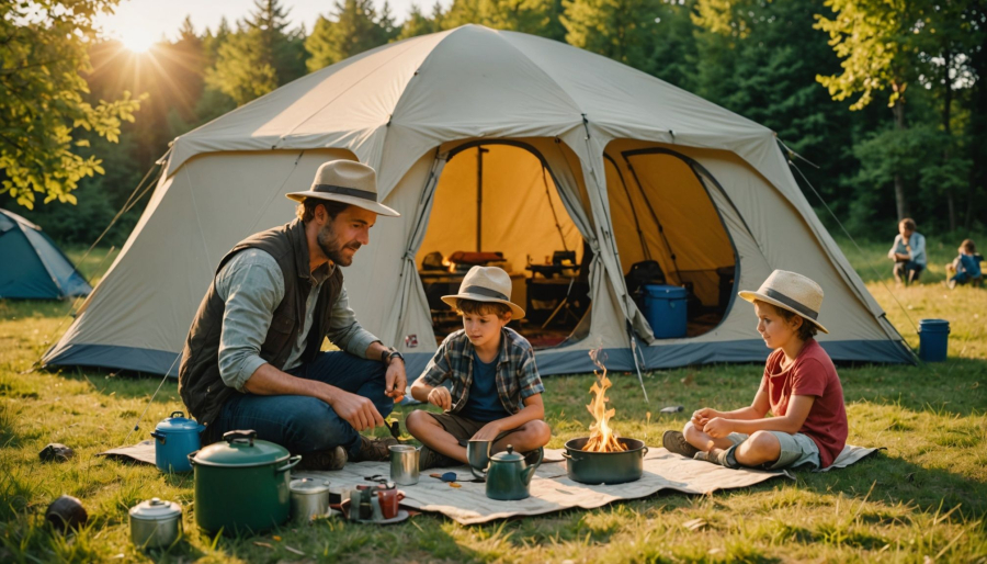 Gezinsvakantie in de auvergne: kamperen in alle rust